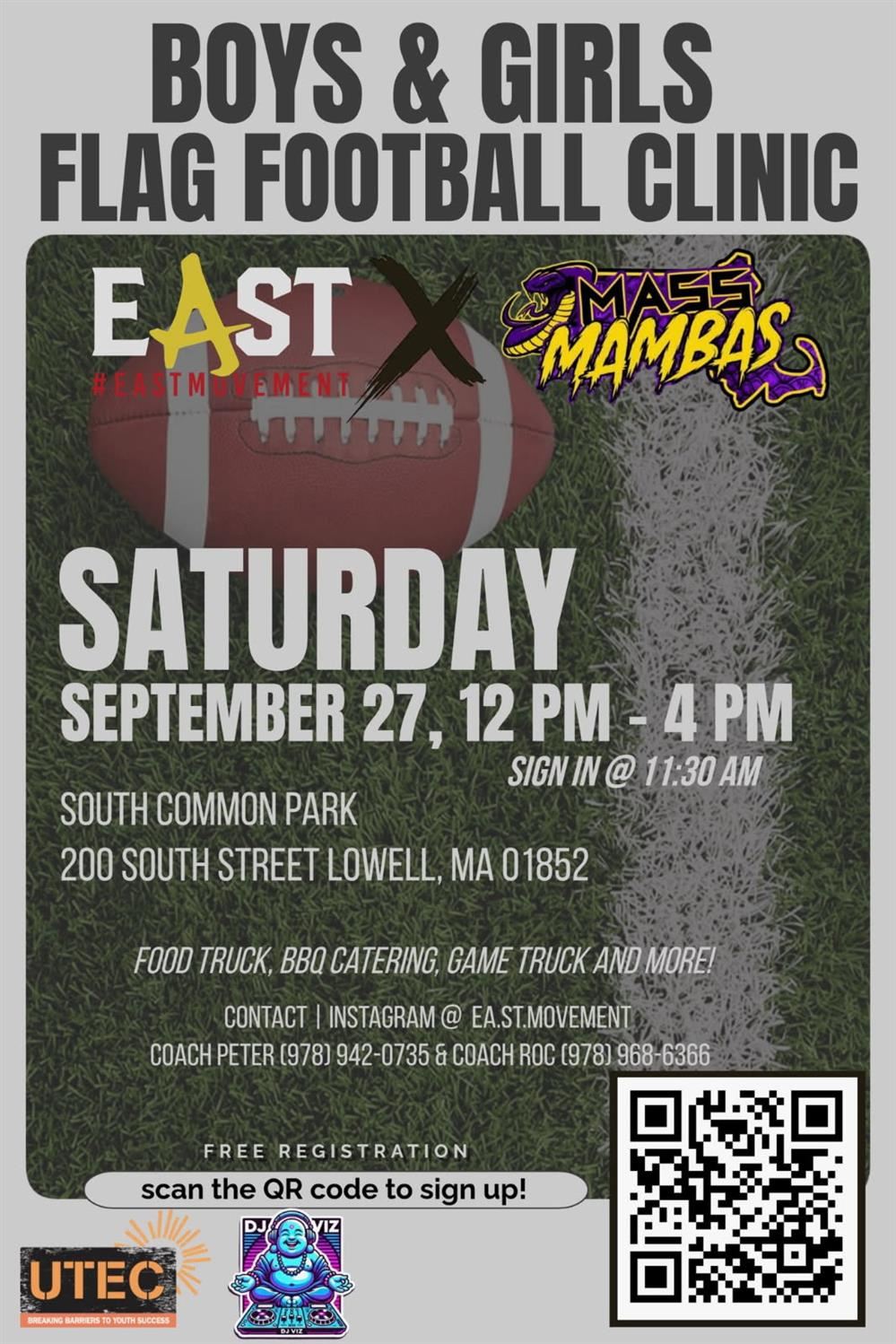 BOYS & GIRLS FLAG FOOTBALL CLINIC